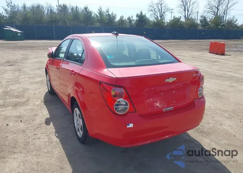 2015 Chevrolet Sonic Ls Auto из США, поврежденный, VIN 1G1JA5SH9F4130256